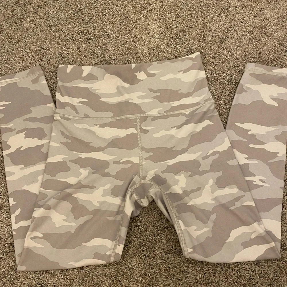 Tan camo leggings